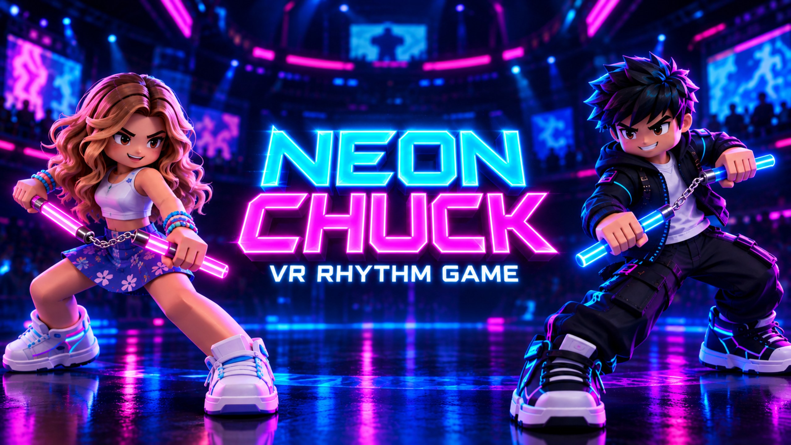 Neon Chuck game artwork