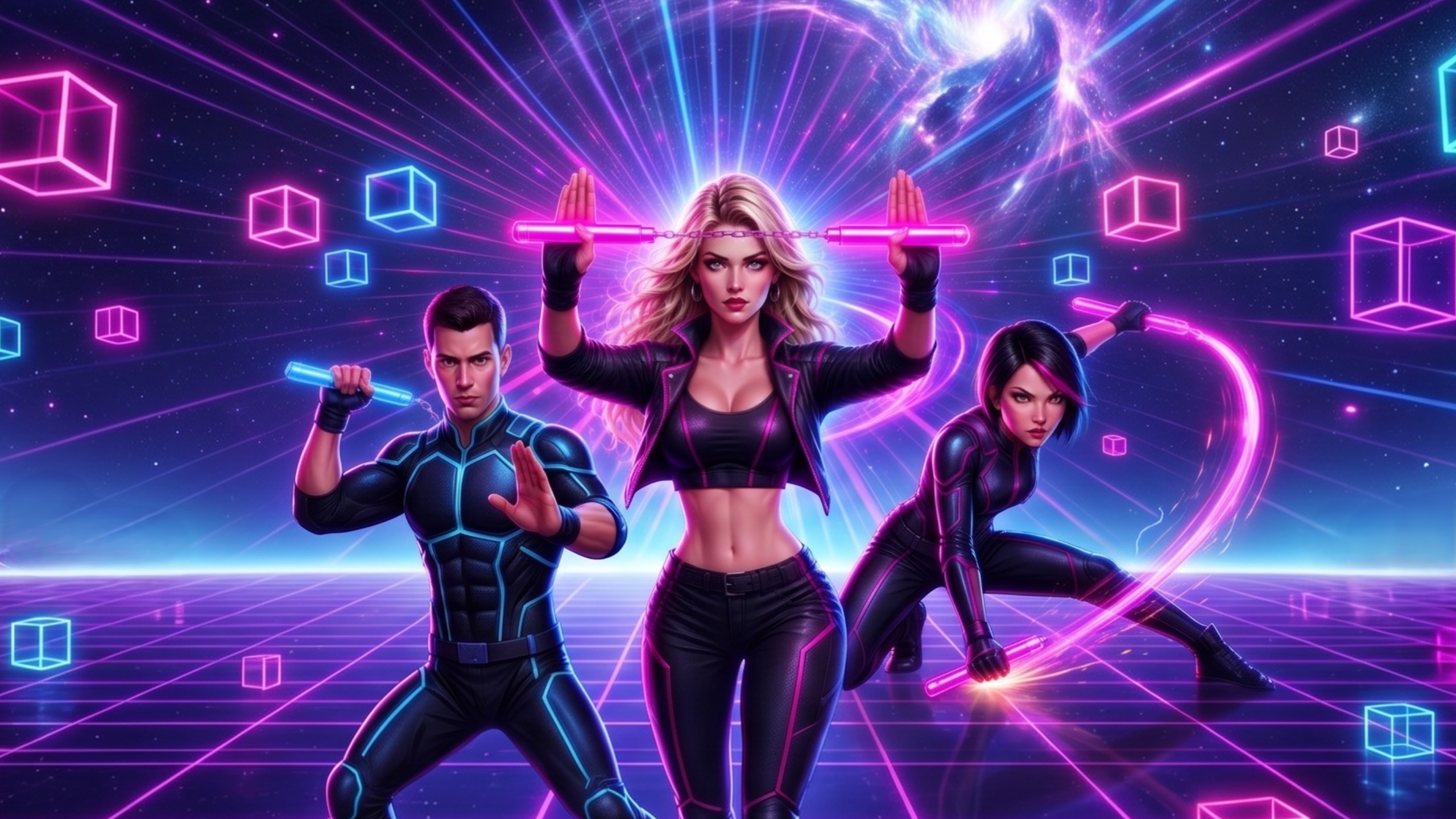 Neon Chuck game artwork